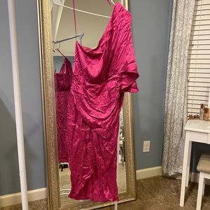 Pink party dress
